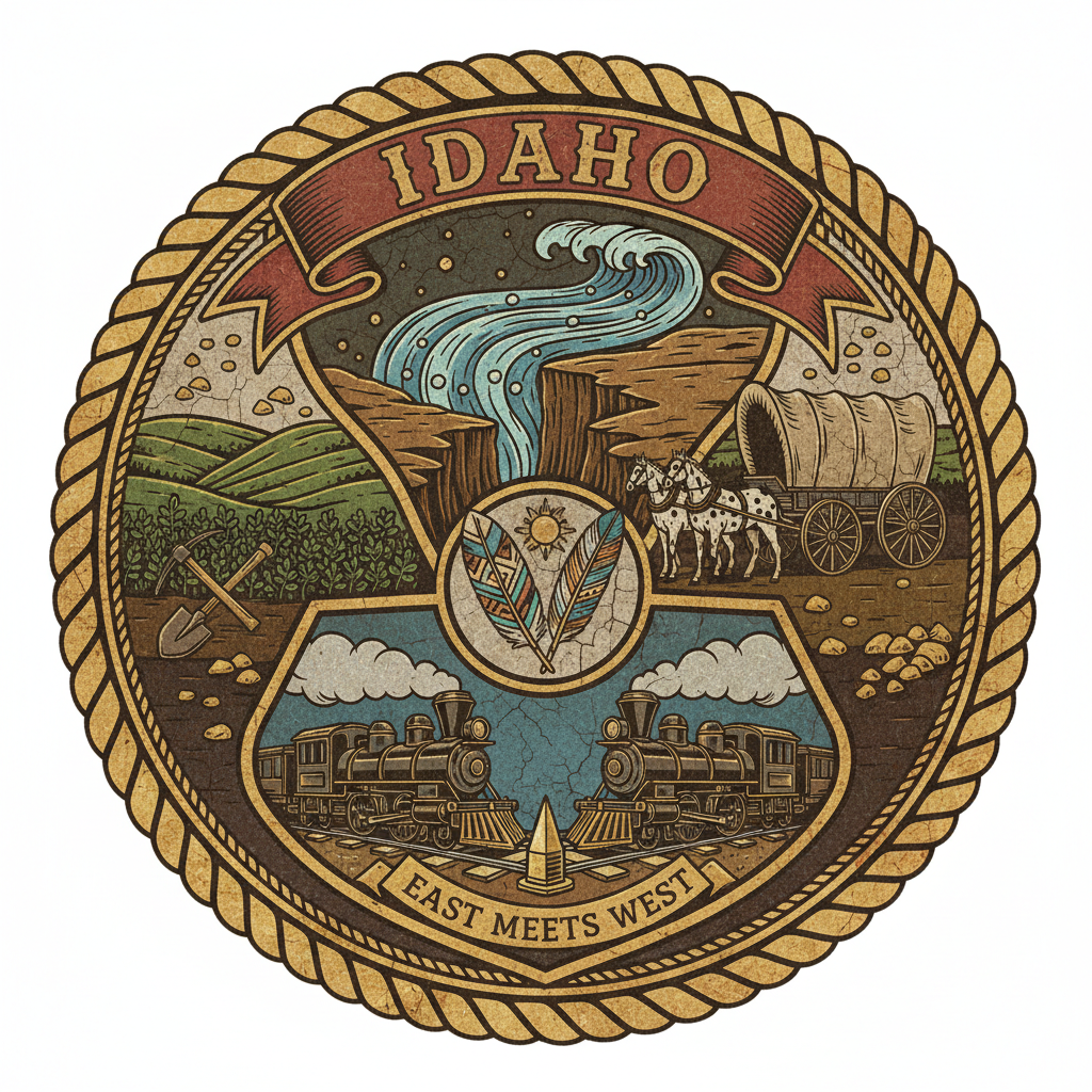 Vintage Idaho Logo